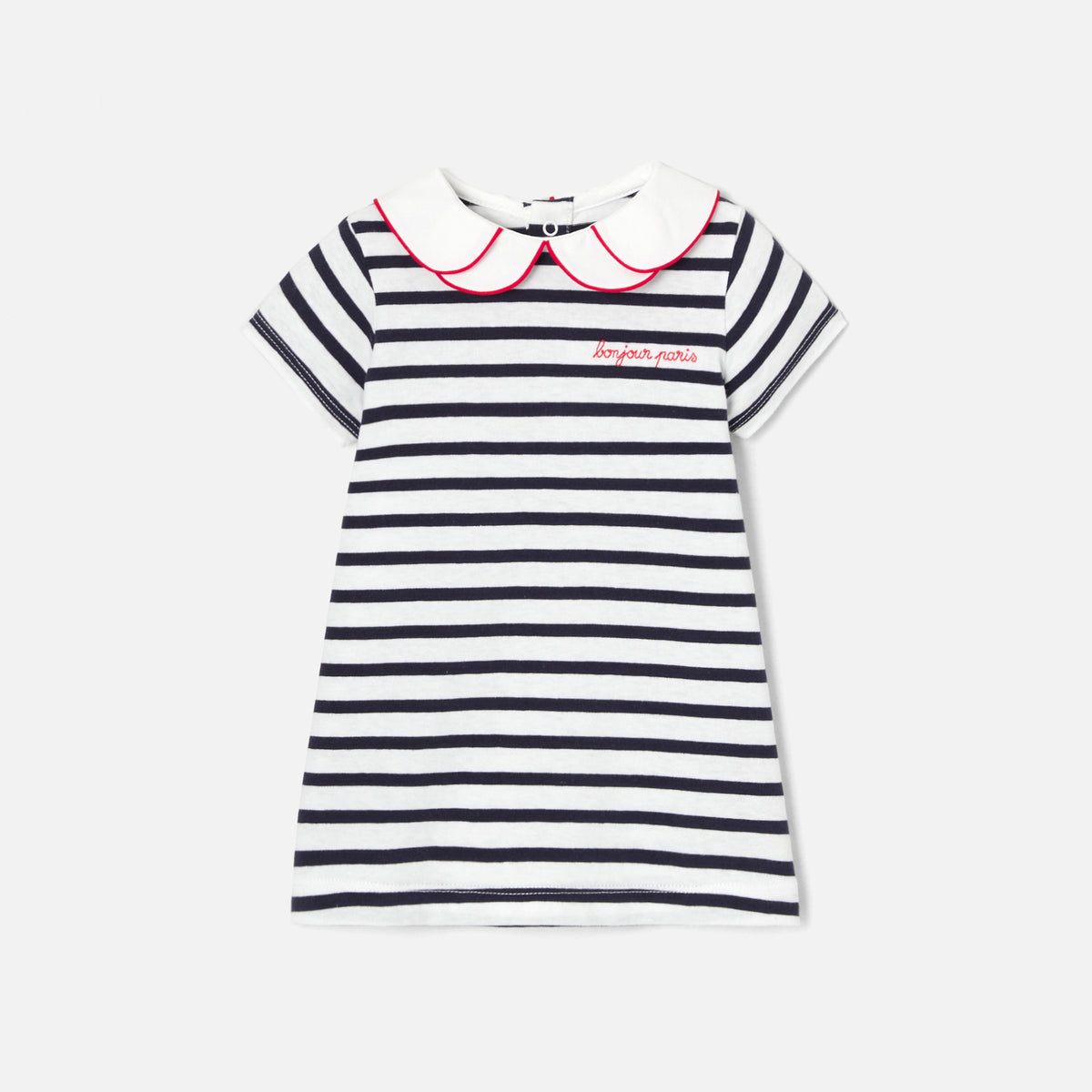 jacadi セーラーストライプ　ブラウス　ワンピース セーラーストライプブラウス | OUTLET SALE！ | Jacadi Paris