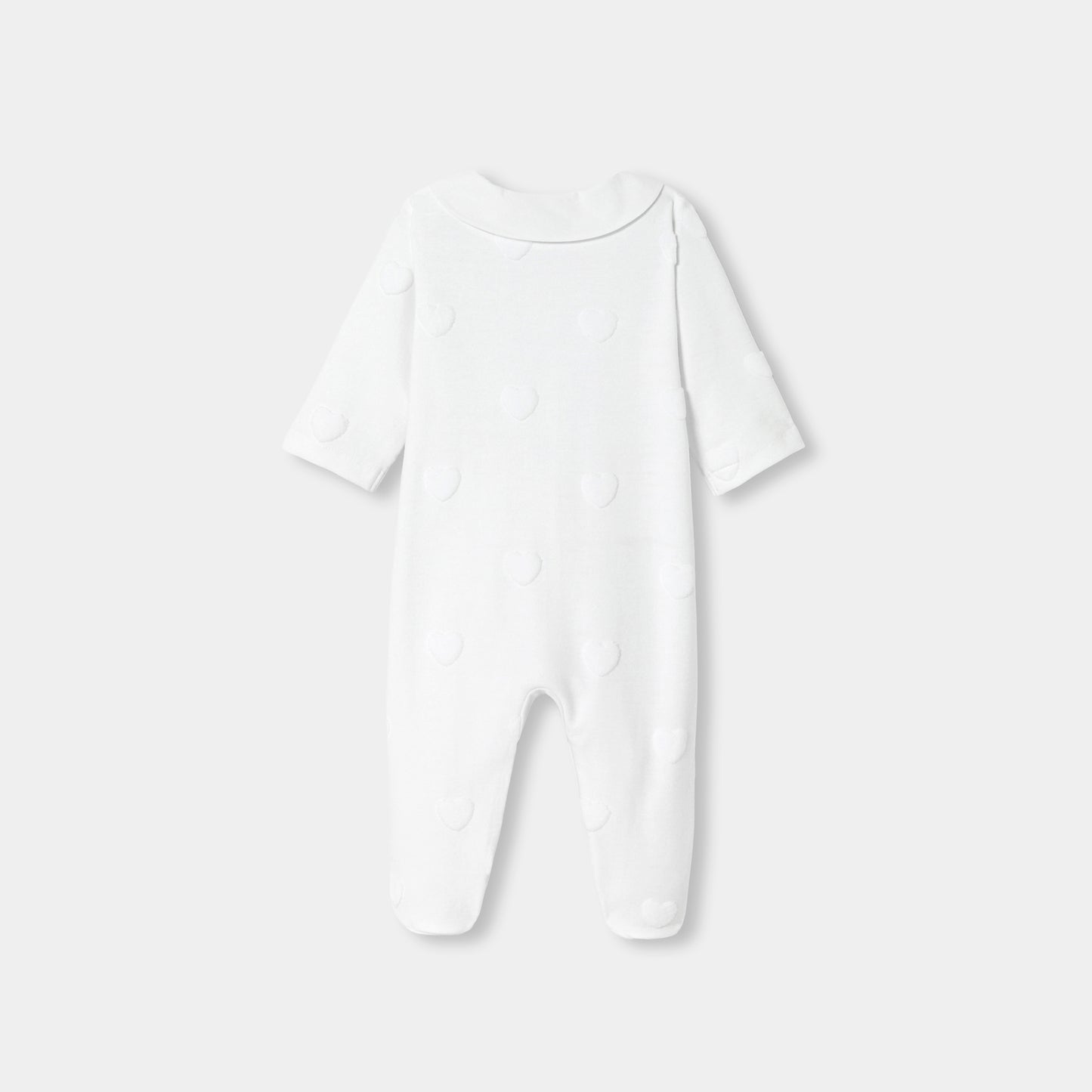 ペタルカラー足つきロンパース・パジャマ