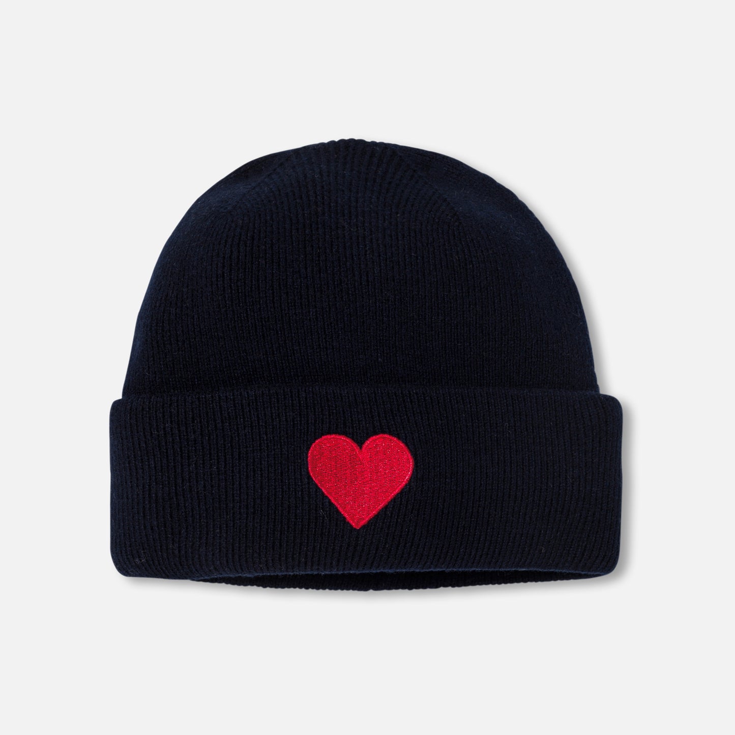 ハート刺繍ニット帽