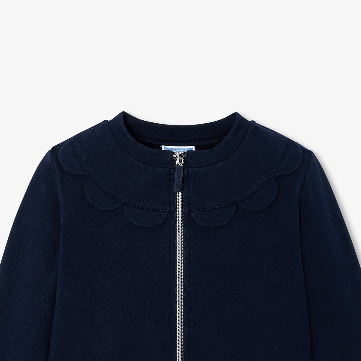 JACADI ジップアップカーディガン 8A〜12A ジャケット風ジップアップカーディガン | | Jacadi Paris