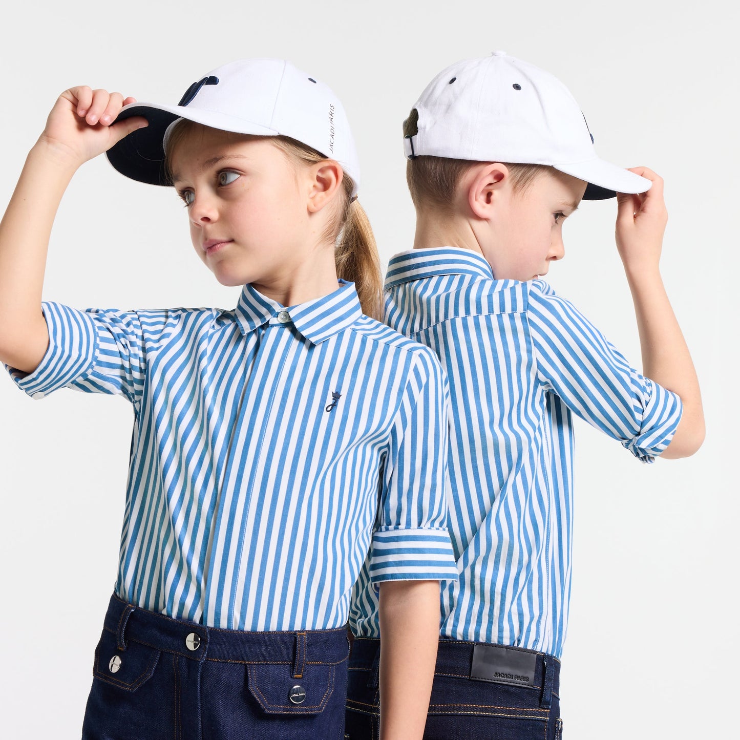 ストライプデザインシャツ