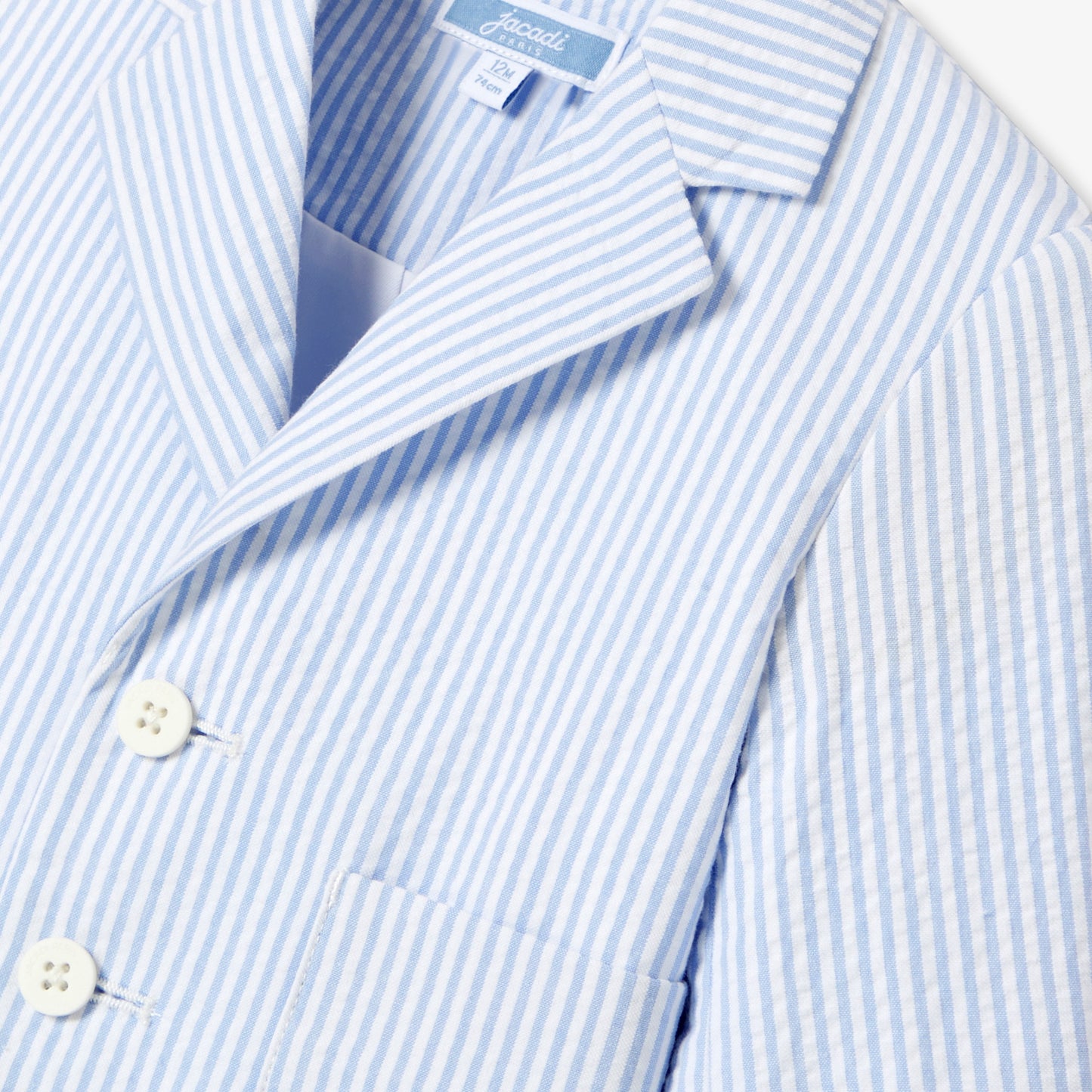 シアサッカー織ジャケット