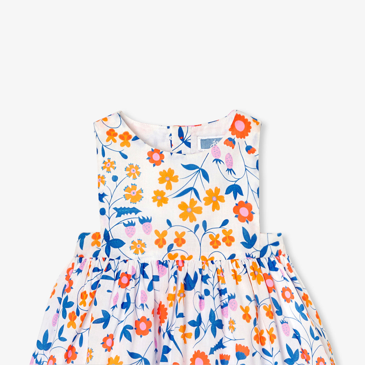 jacadi リバティプリントワンピース ギャザー入りリバティプリントワンピース | | Jacadi Paris