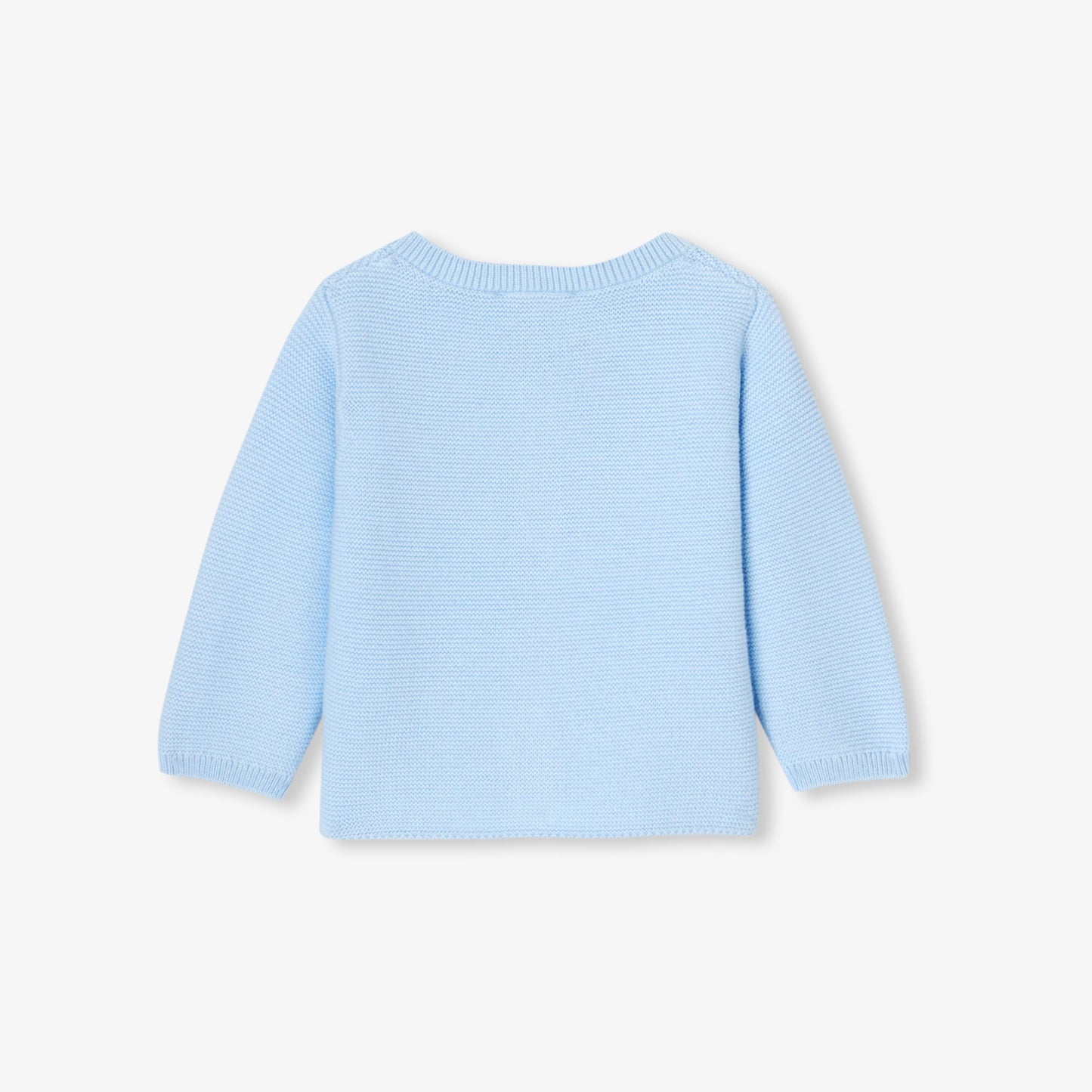 ガーター編みニットカーディガン