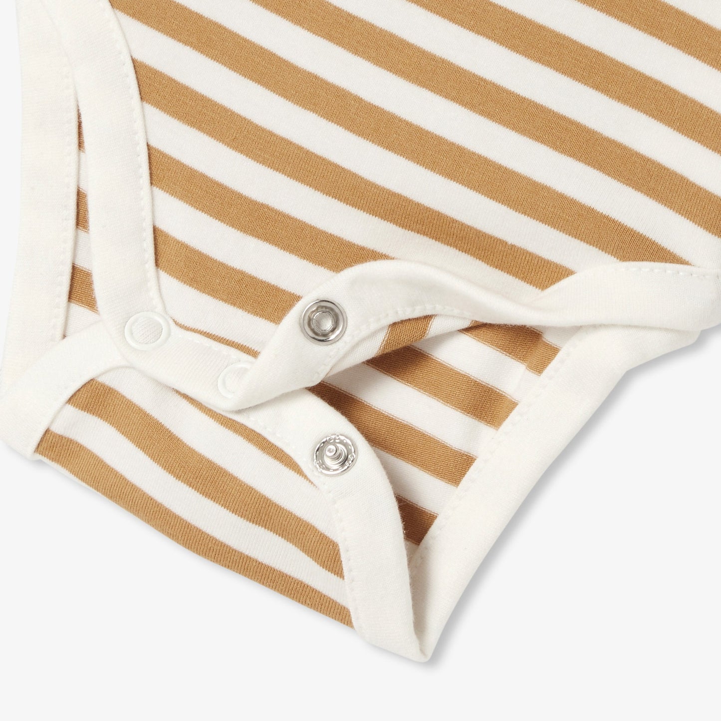 ラウンドネック風長袖ボディスーツ