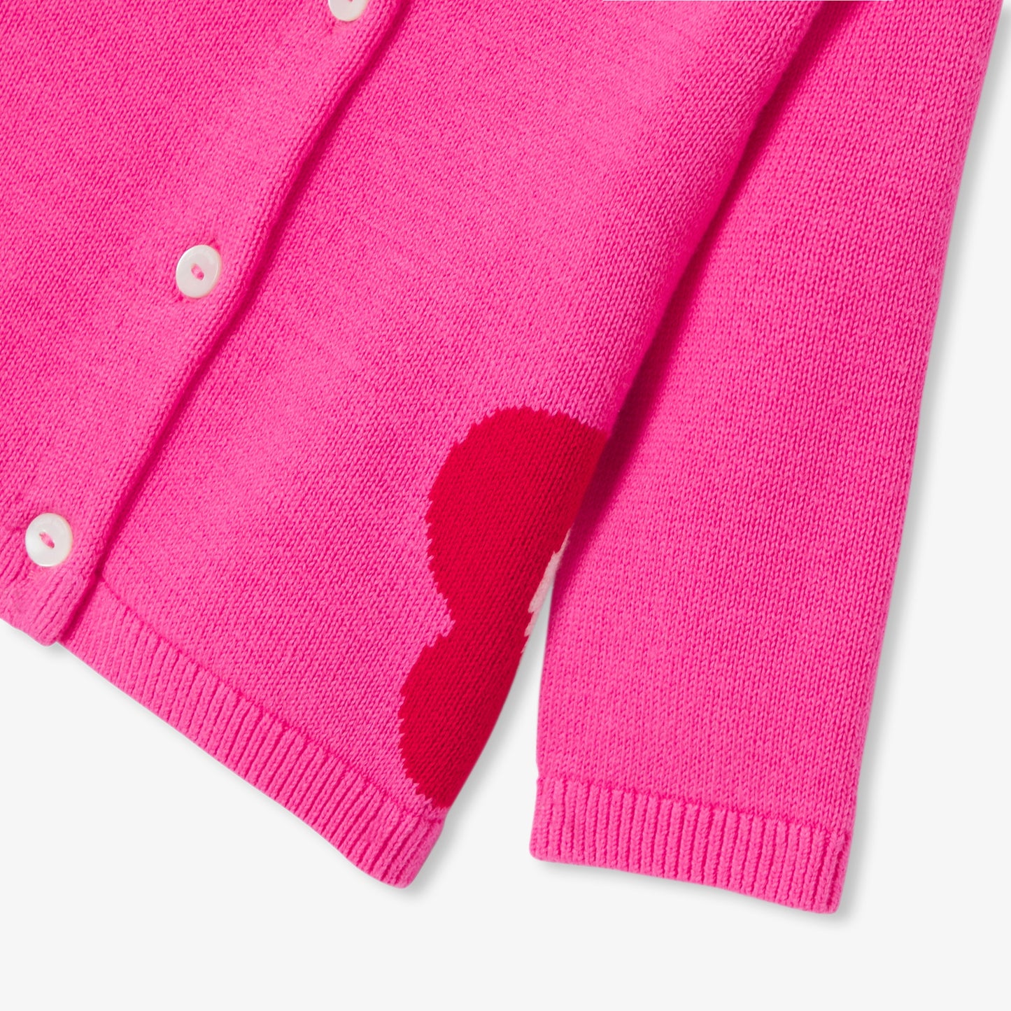 フラワーデザインカーディガン