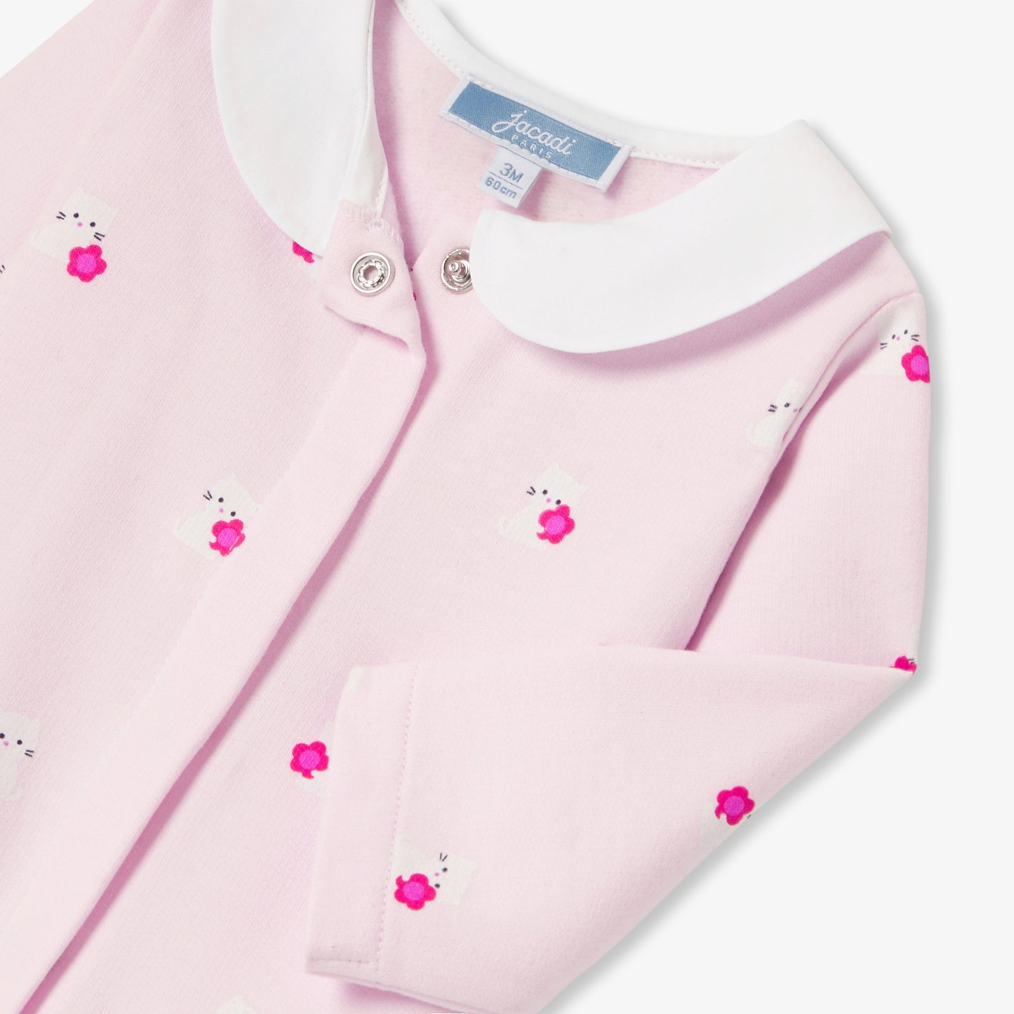 猫モチーフ足つきロンパース・パジャマ