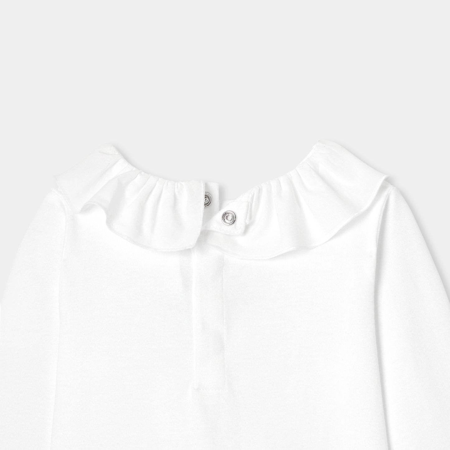 フリル袖付き長袖Tシャツ