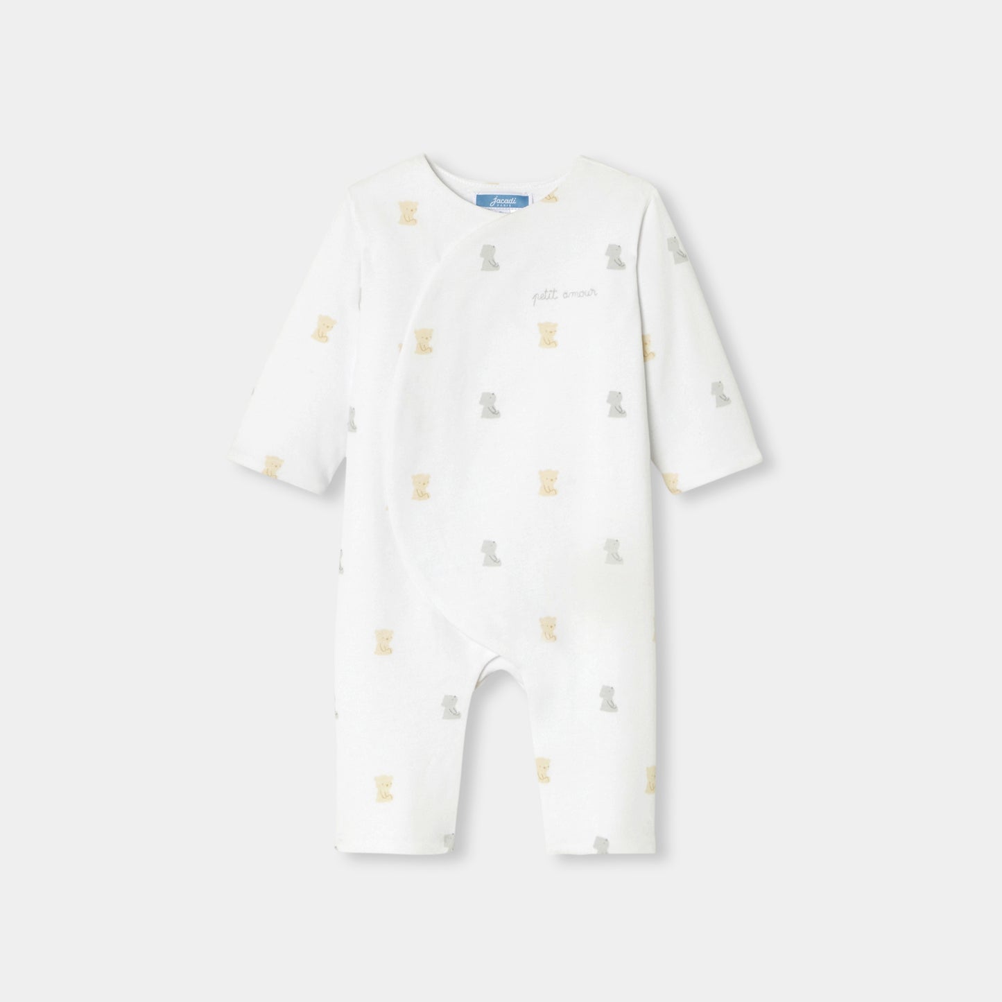 コットンニットロンパース