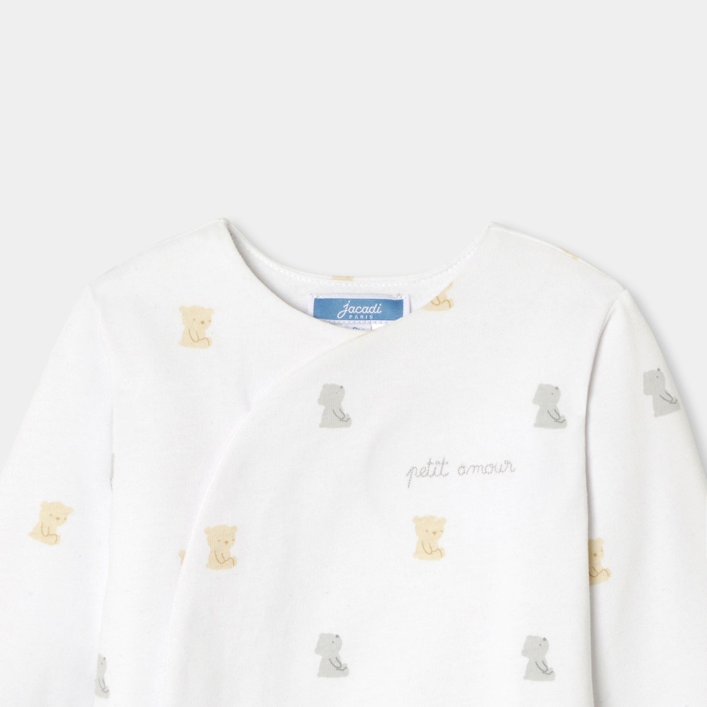 コットンニットロンパース