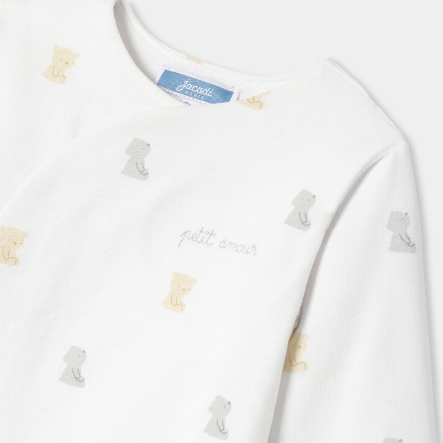 コットンニットロンパース