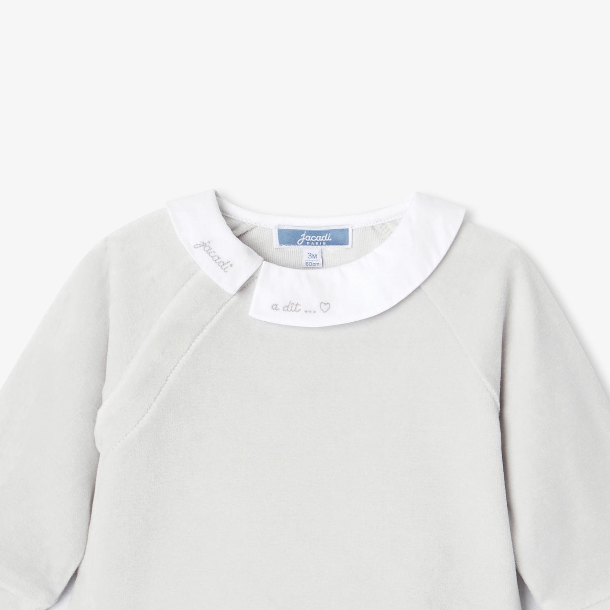 ベロア調生地アンサンブル | | Jacadi Paris＜ジャカディ＞日本公式