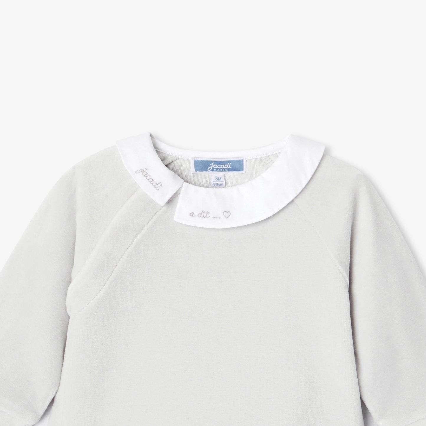 ベロア調生地アンサンブル