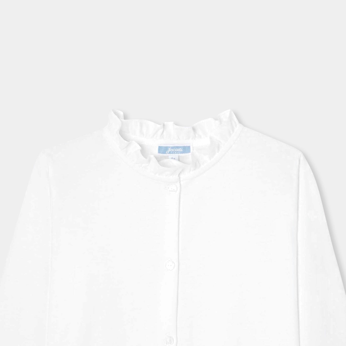 フリル付きブラウス