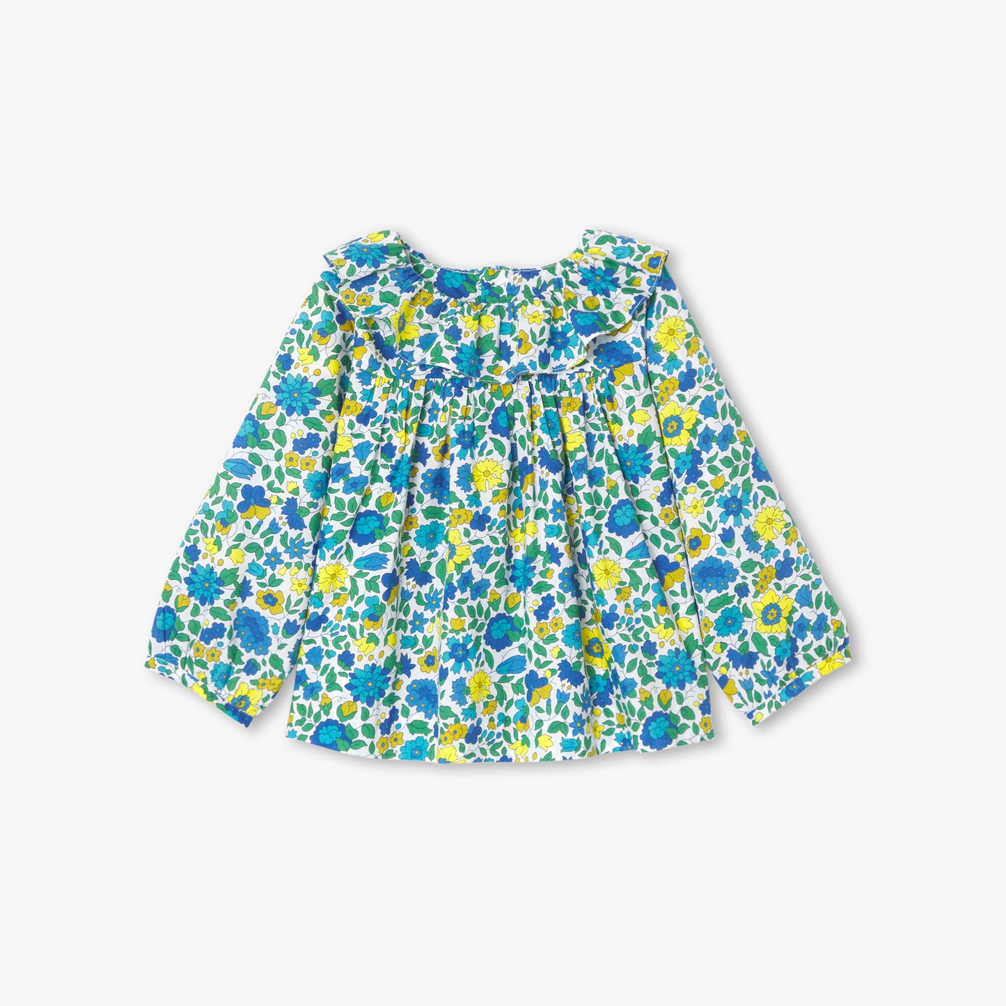 リバティプリントブラウス