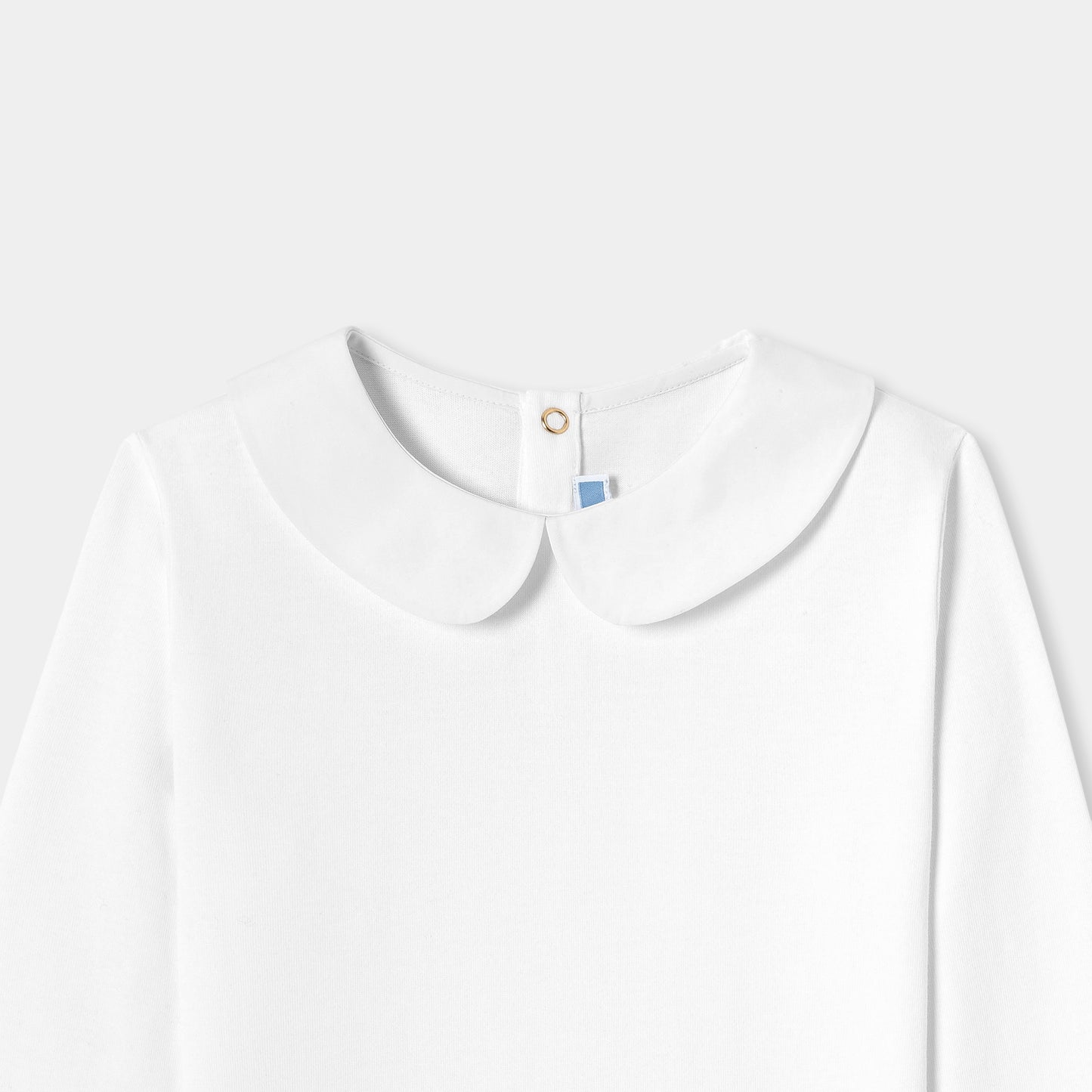 フリル付き長袖Tシャツ