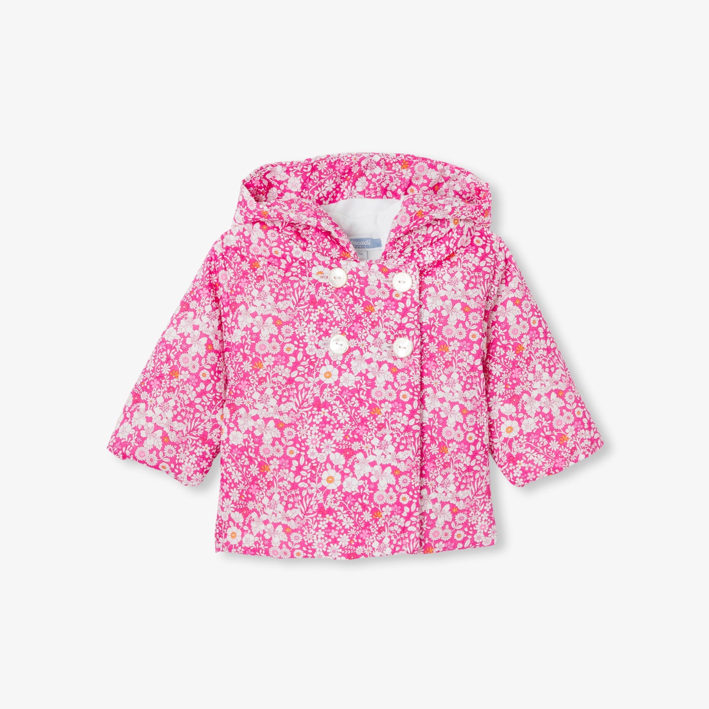 リバティプリントパーカージャケット