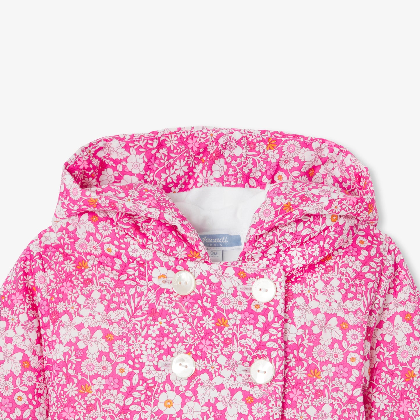 リバティプリントパーカージャケット