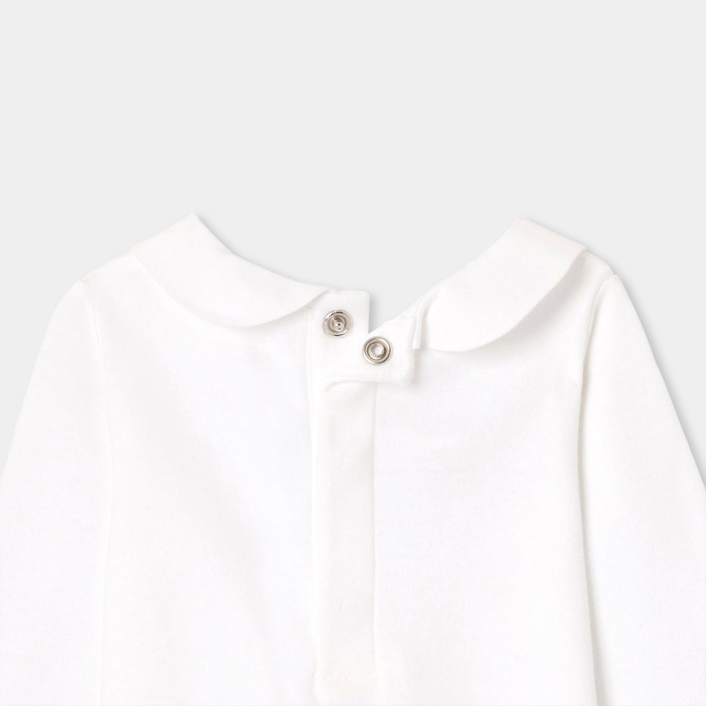 フラワー手刺しゅう入りボディスーツ