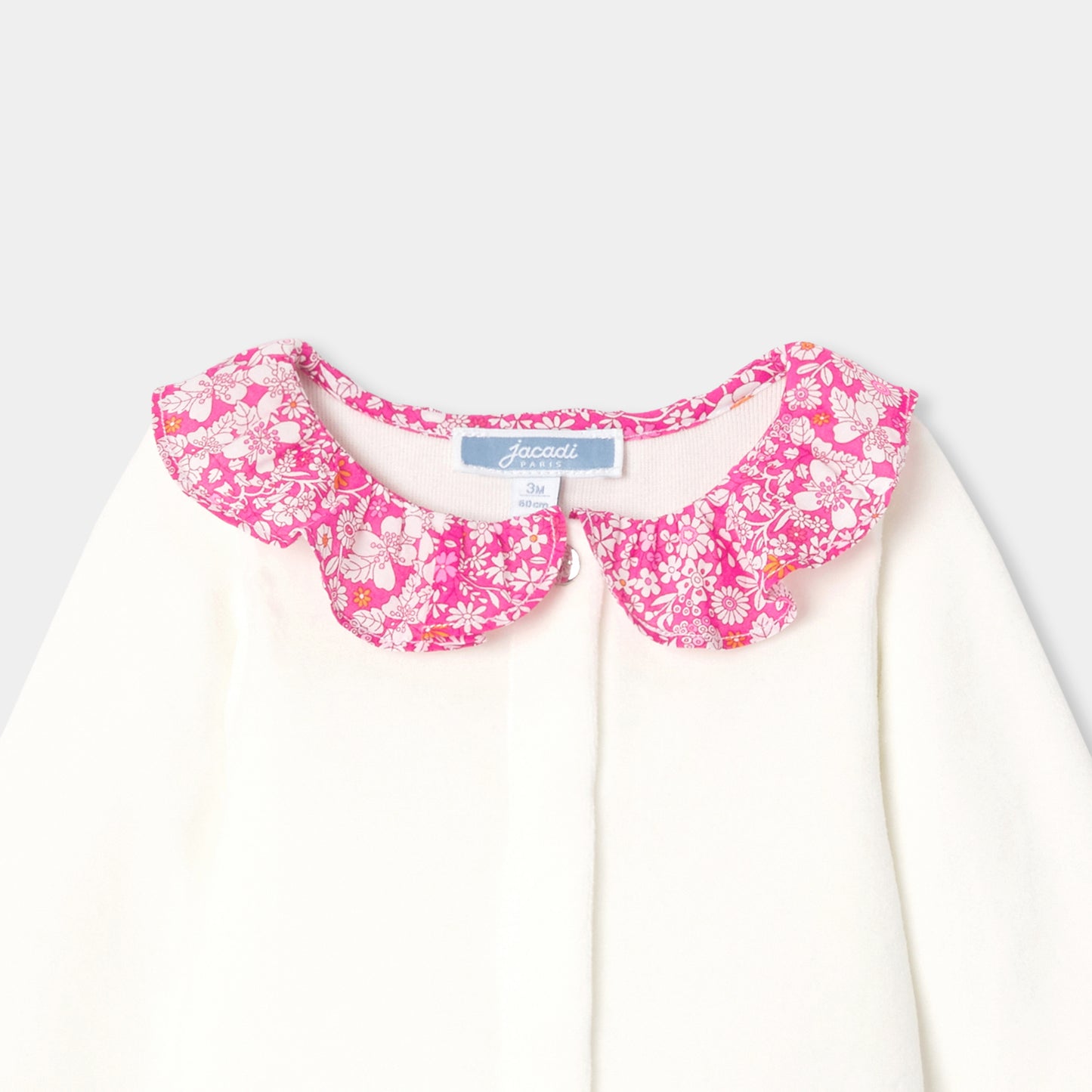 リバティプリント足つきロンパース・パジャマ