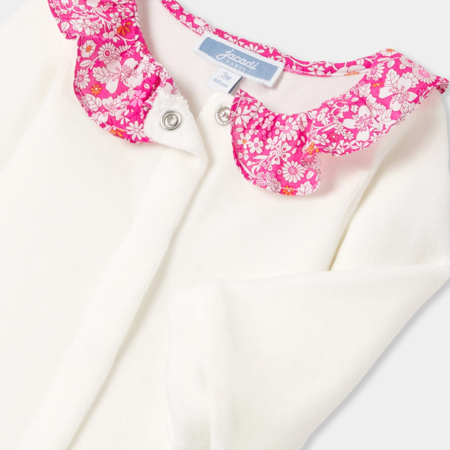 リバティプリント足つきロンパース・パジャマ