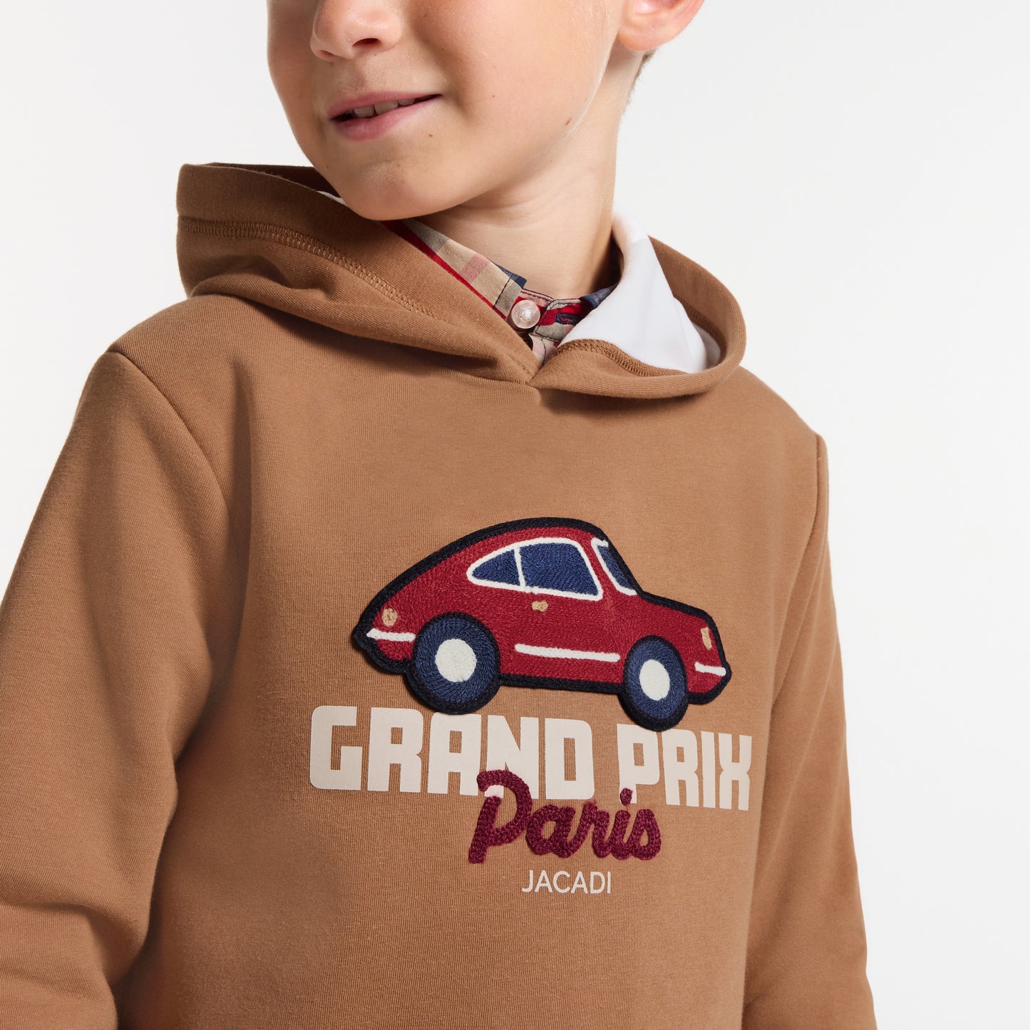 フリースパーカー