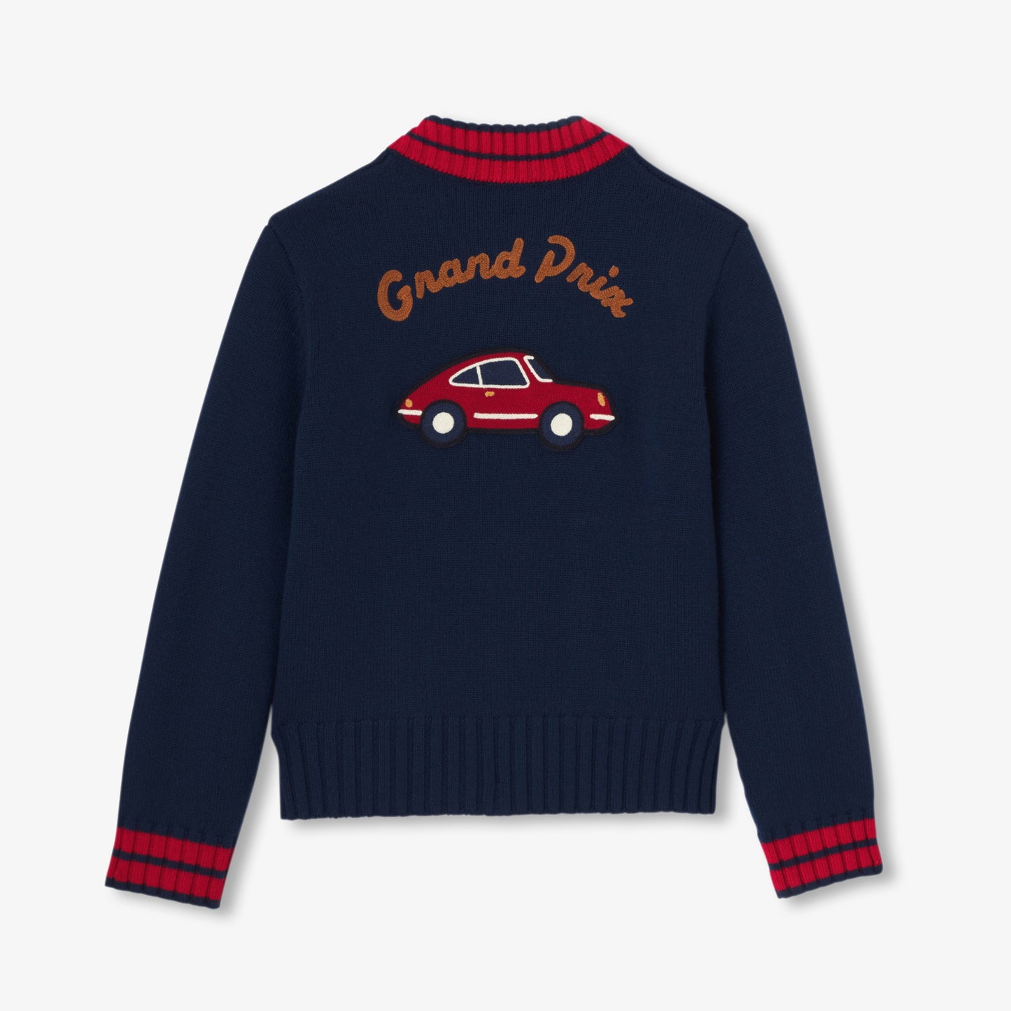 テディジャケット風カーディガン