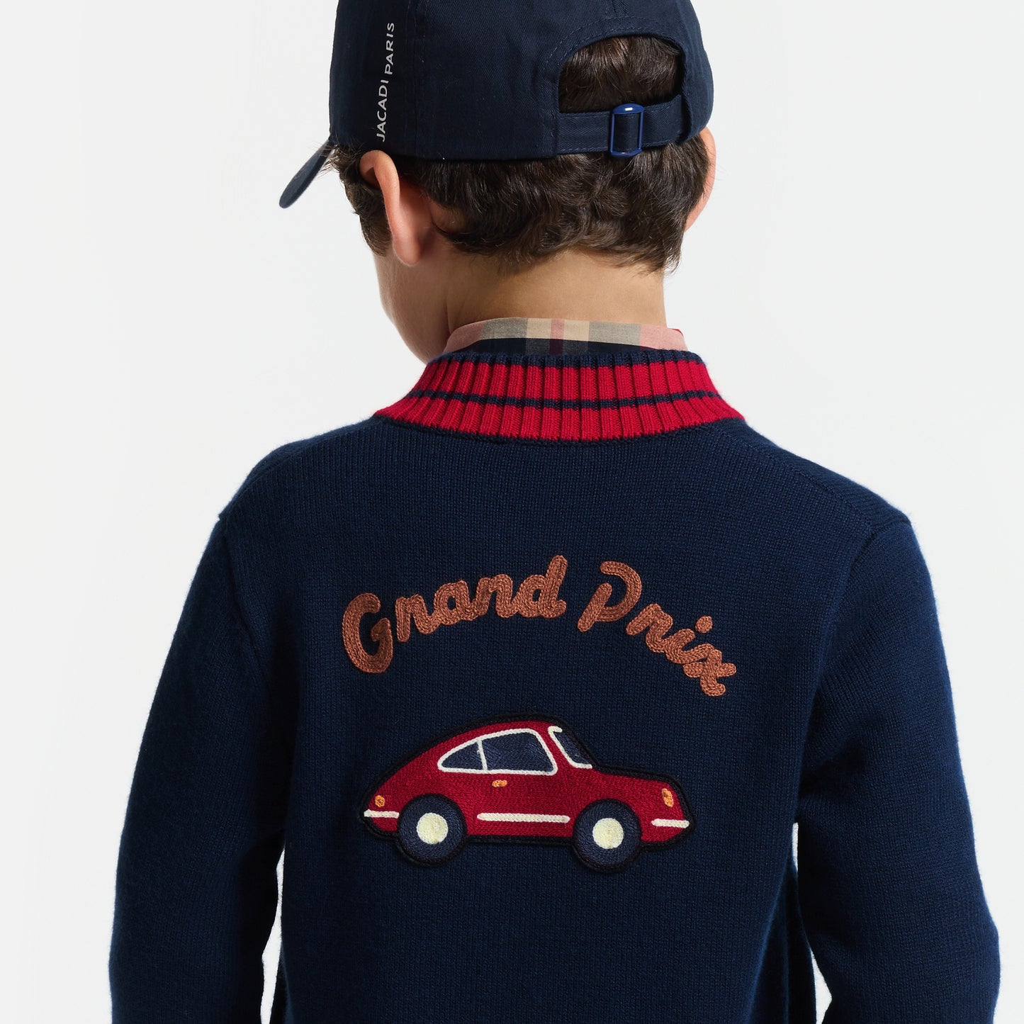 テディジャケット風カーディガン