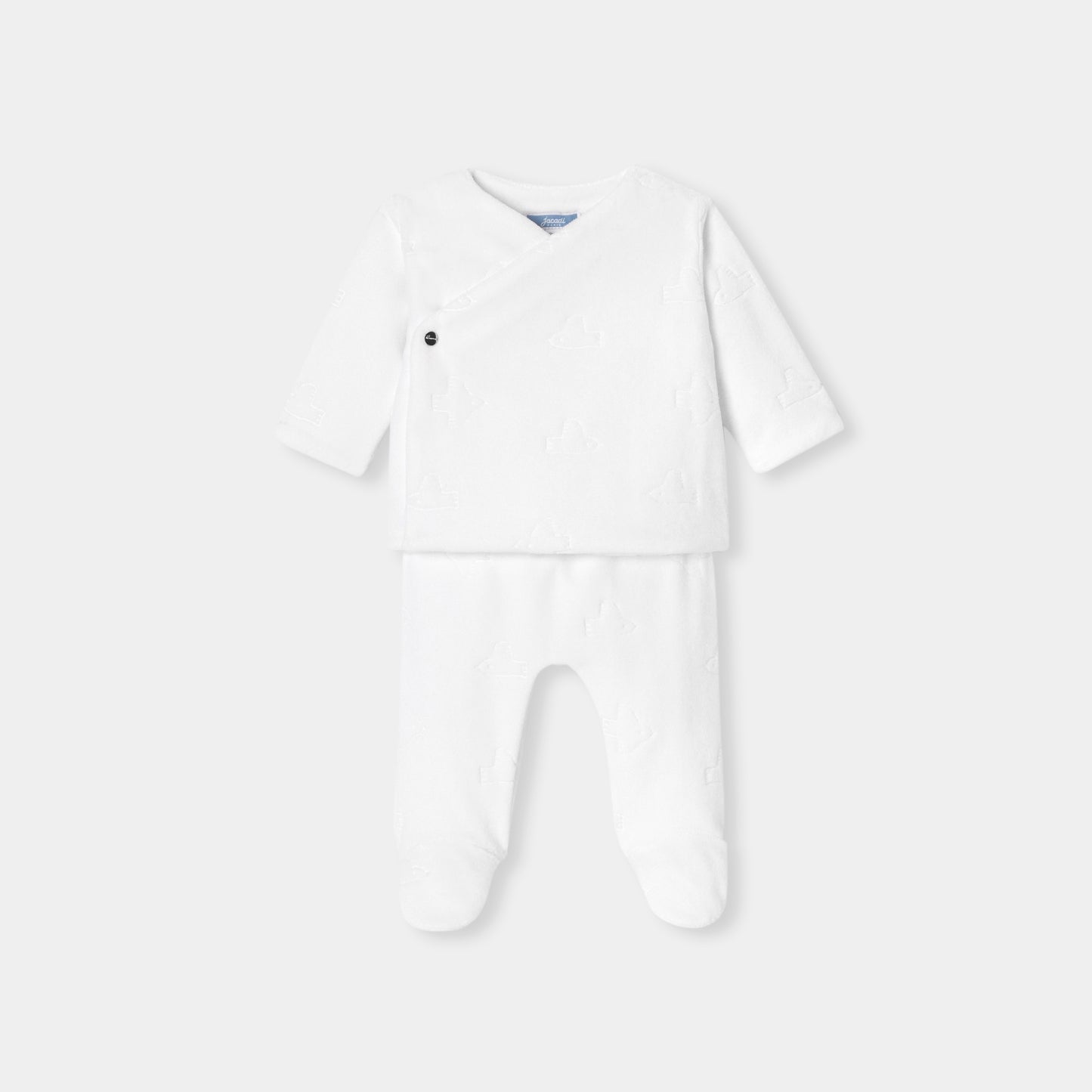 ベロア調生地アンサンブル