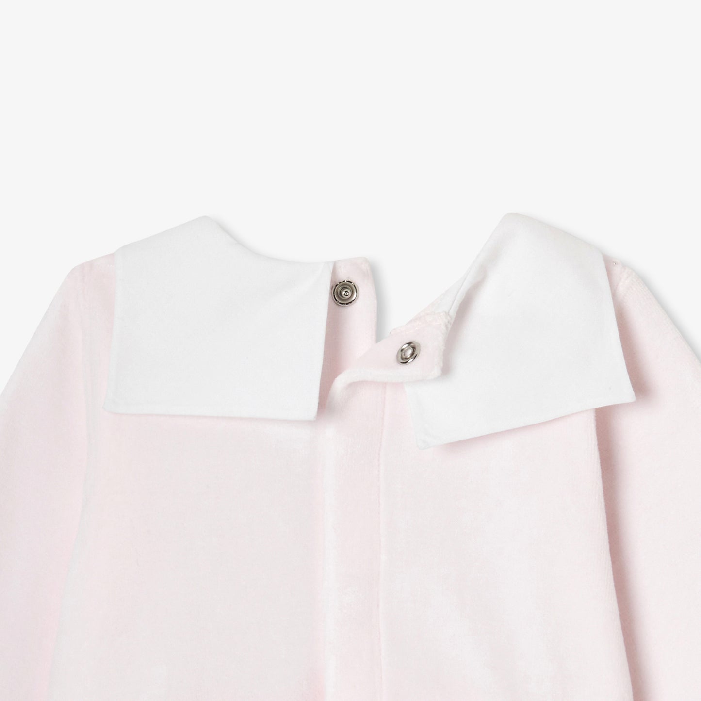 テディベア手刺しゅう入り足つきロンパース・パジャマ