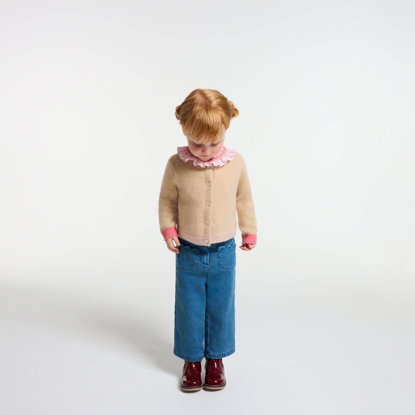 カシミヤカーディガン