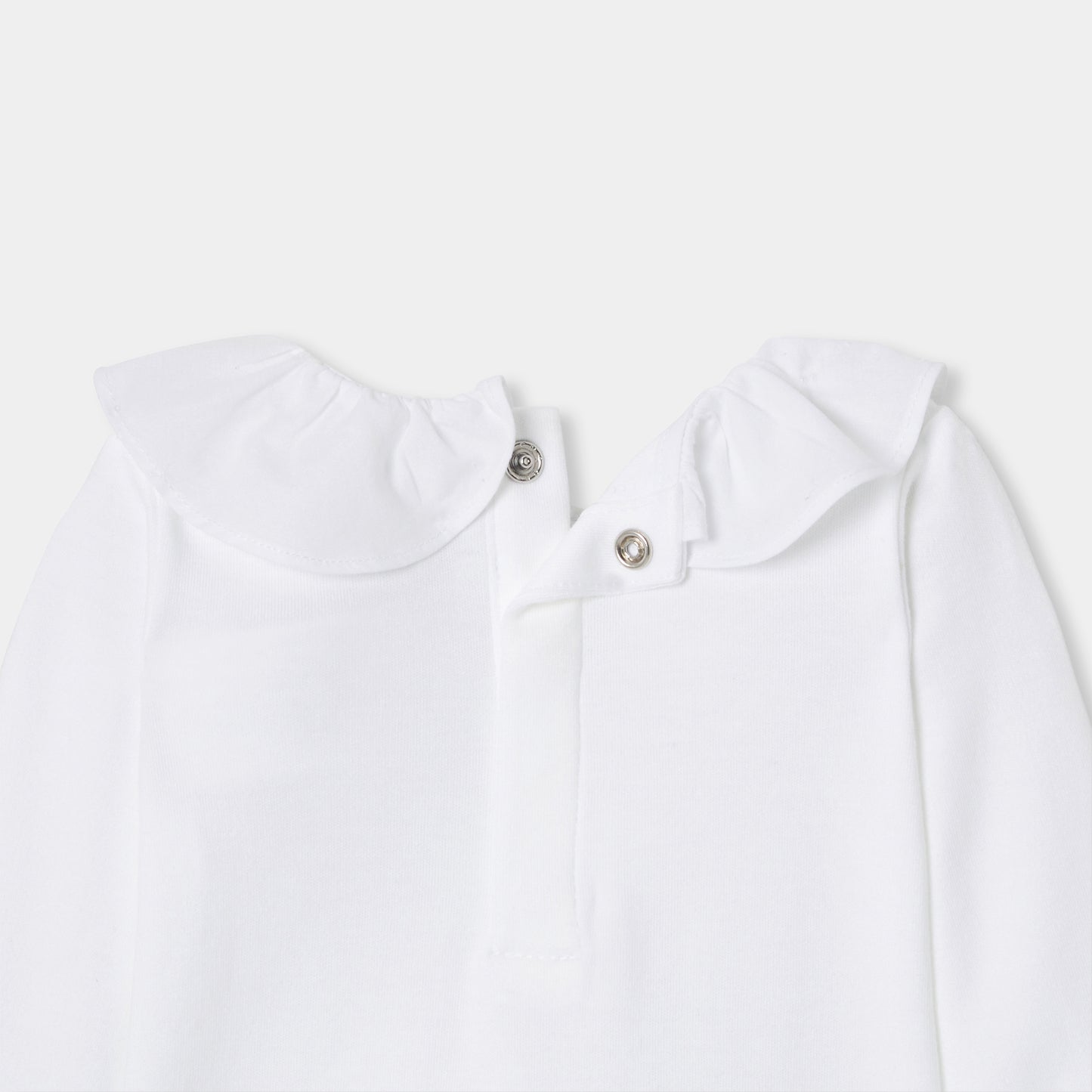 文字刺しゅう入りボディスーツ