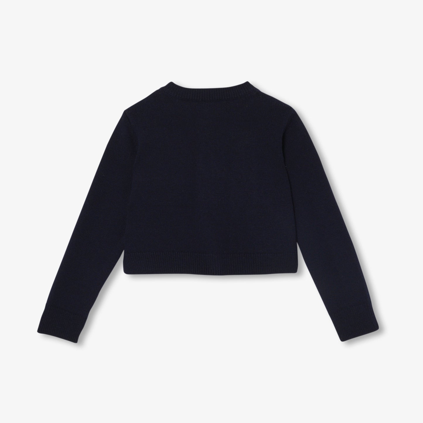 花型ボタン付きカーディガン