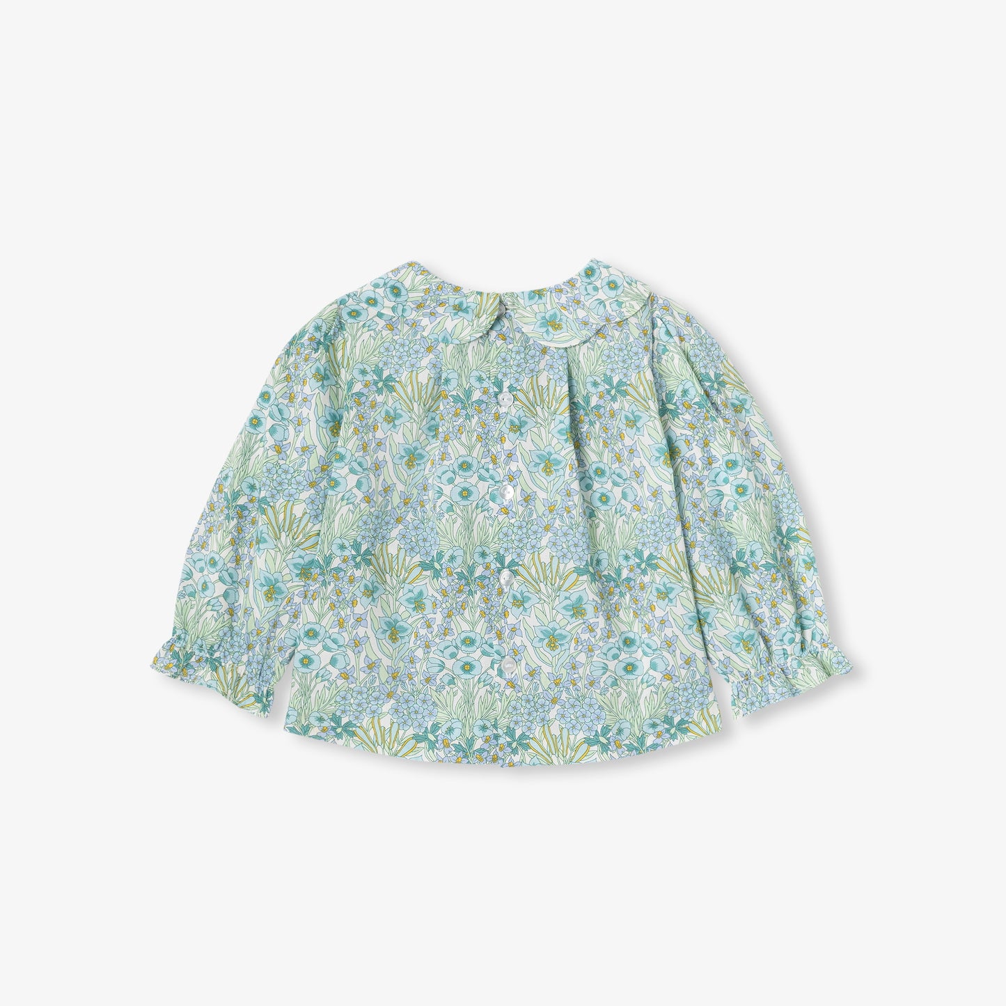 リバティプリントブラウス