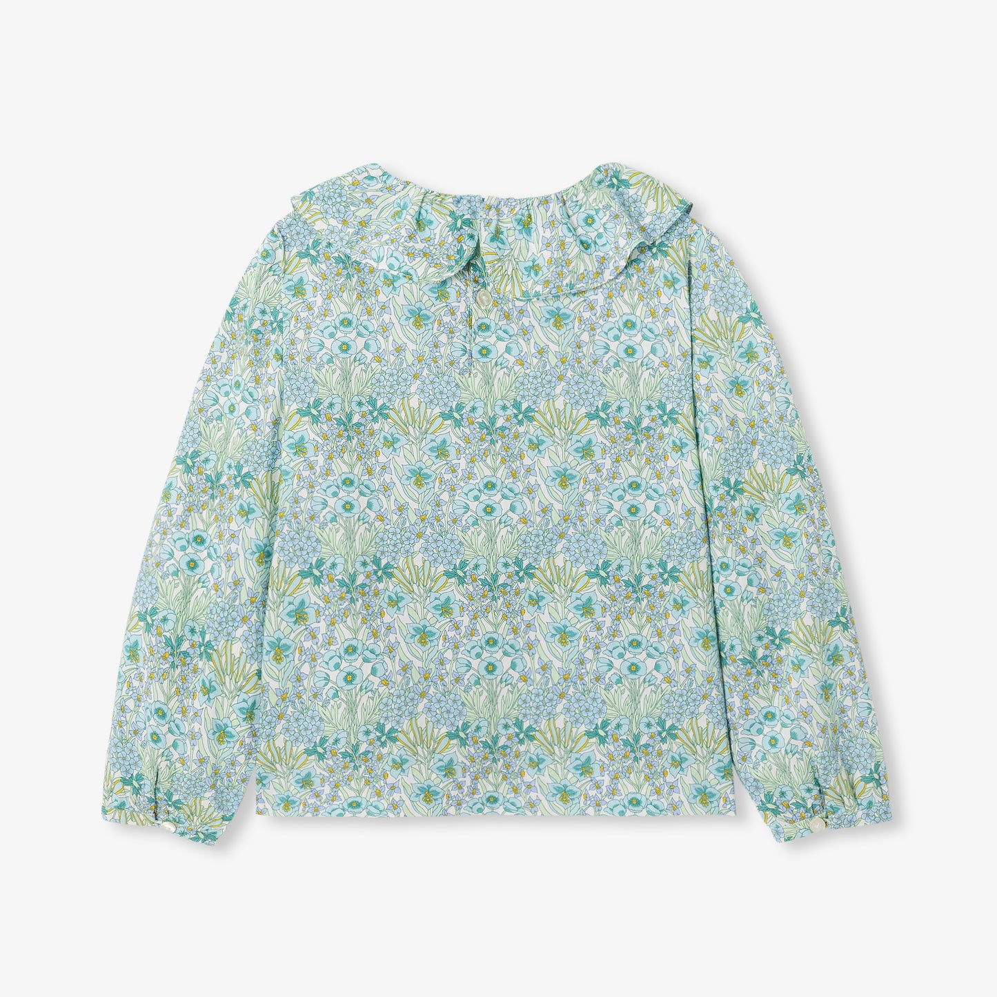 リバティプリントブラウス