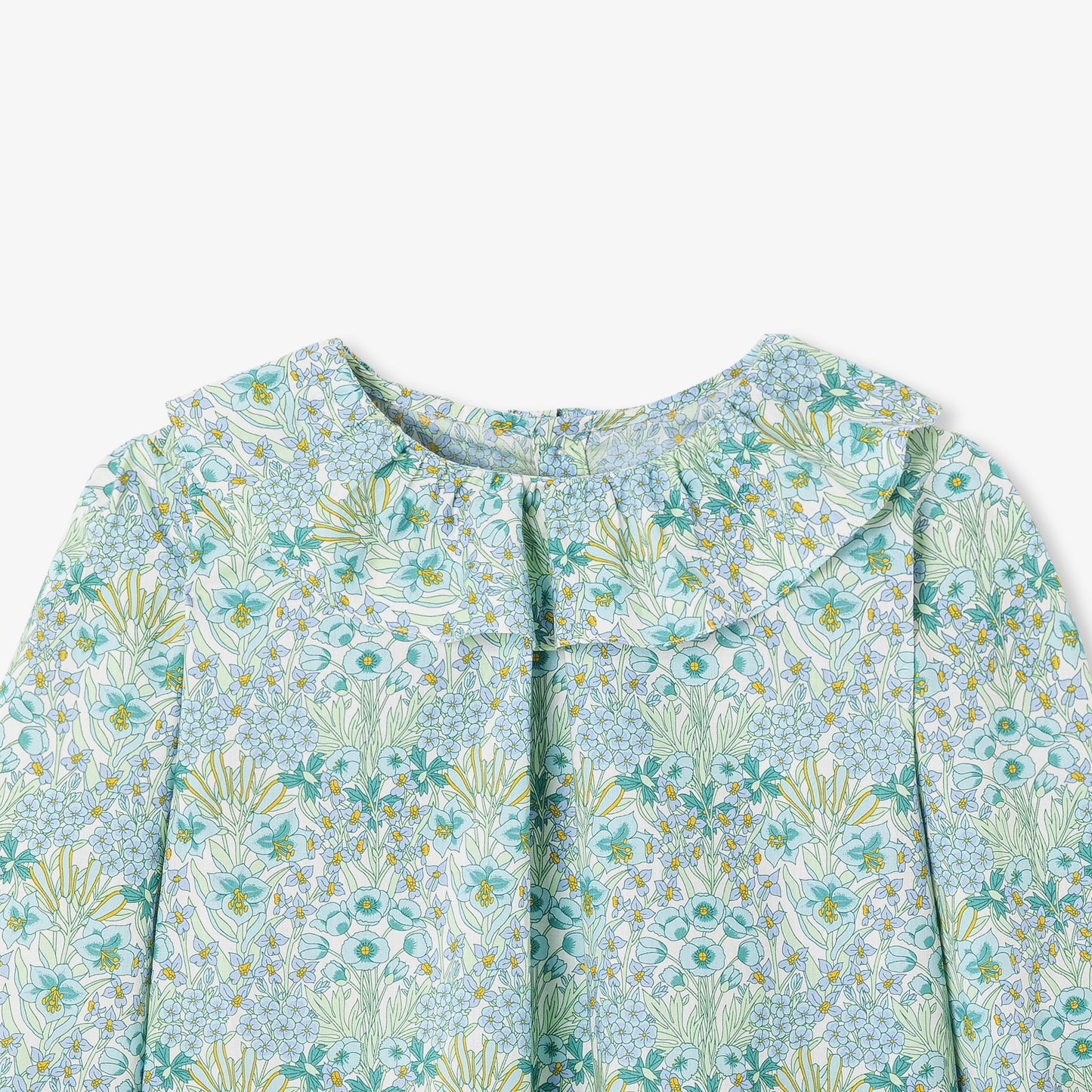 リバティプリントブラウス