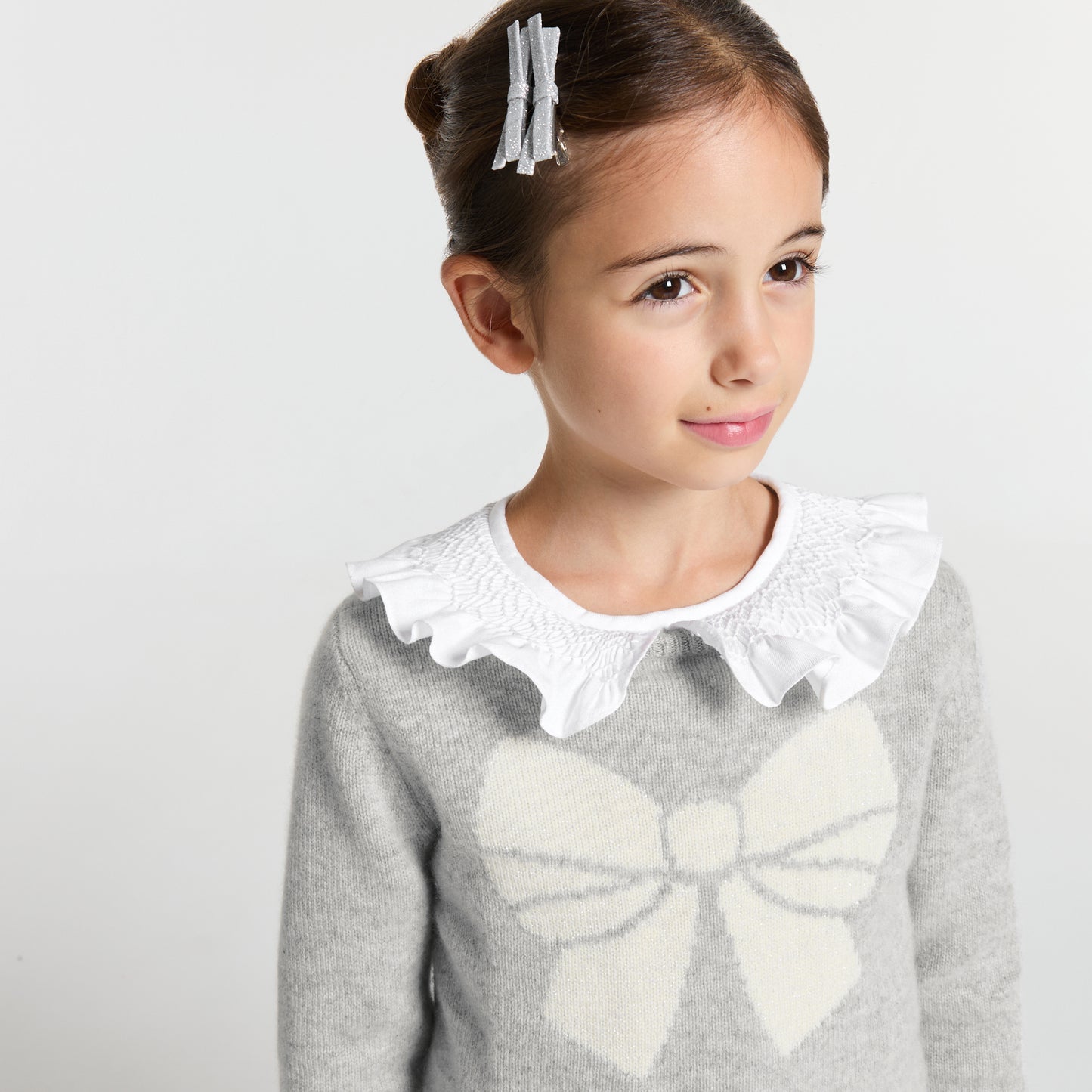 リボンモチーフセーター