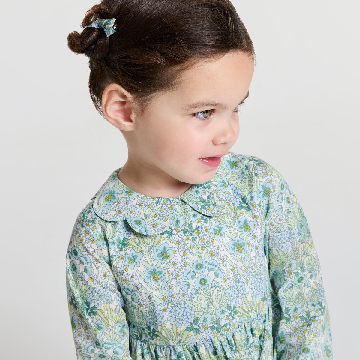 リバティプリント長袖ワンピース | | Jacadi Paris＜ジャカディ＞日本