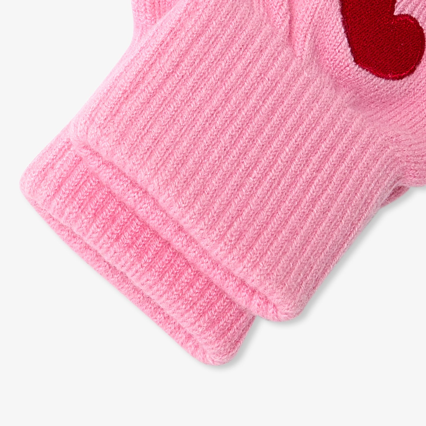 ハートワッペン付き手袋