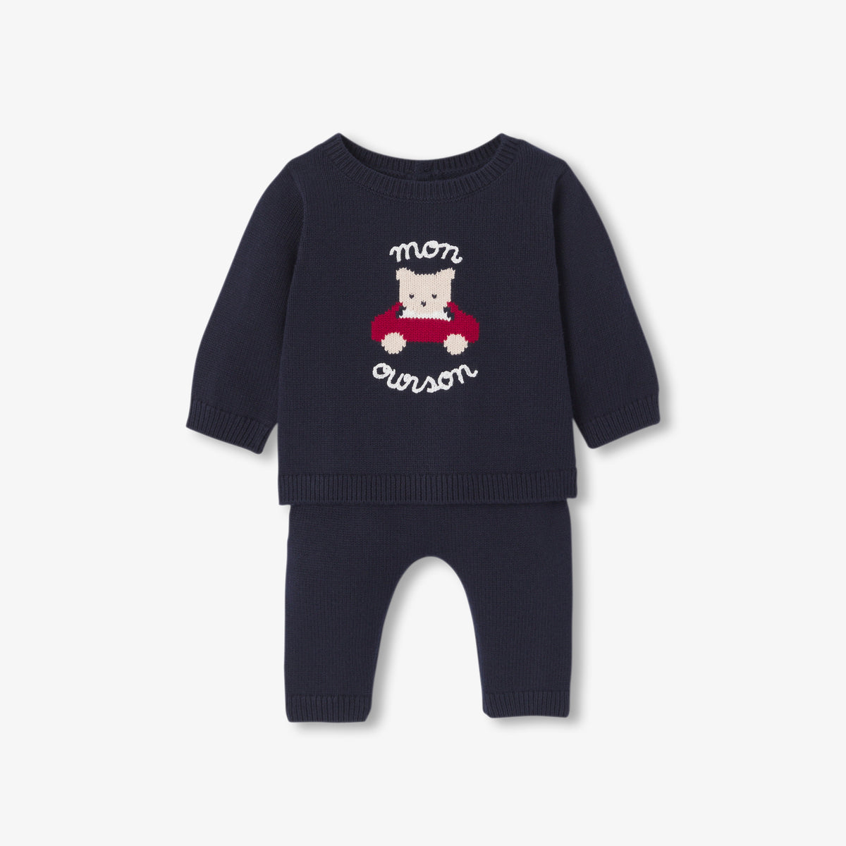 jacadi ハニカムコットンアンサンブル　18m アンサンブル | ベビー(6ヶ月～18ヶ月) | Jacadi Paris＜ジャカディ