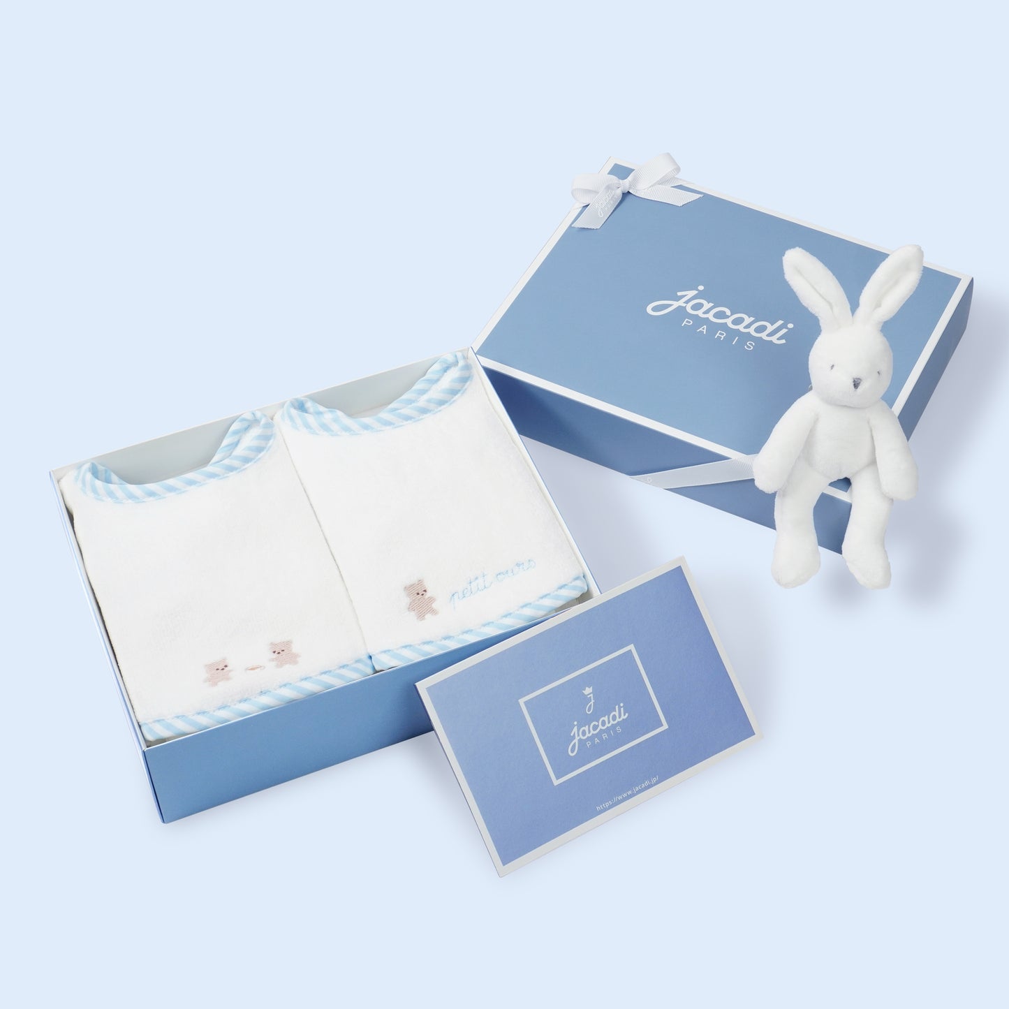 ギフトボックス付きセット - スタイ2枚・ぬいぐるみB