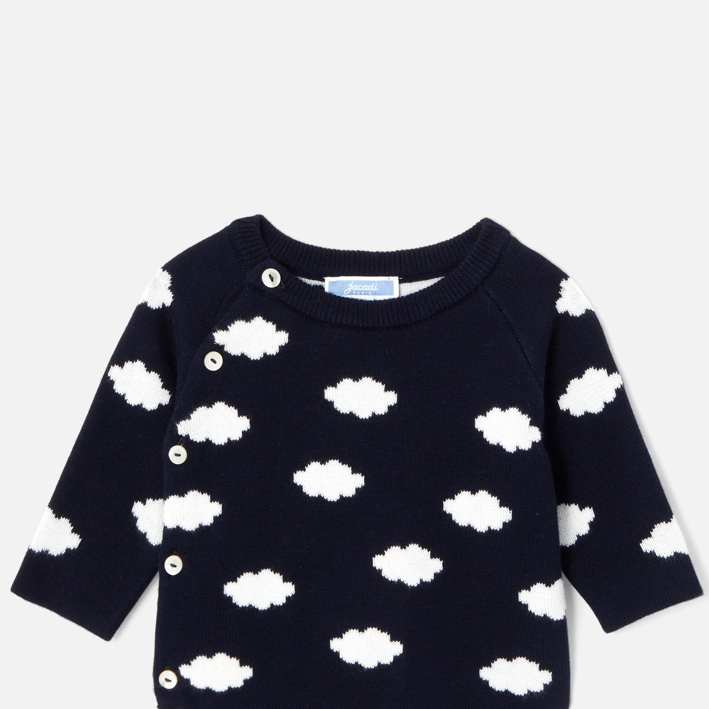 デザイン入りニットアンサンブル