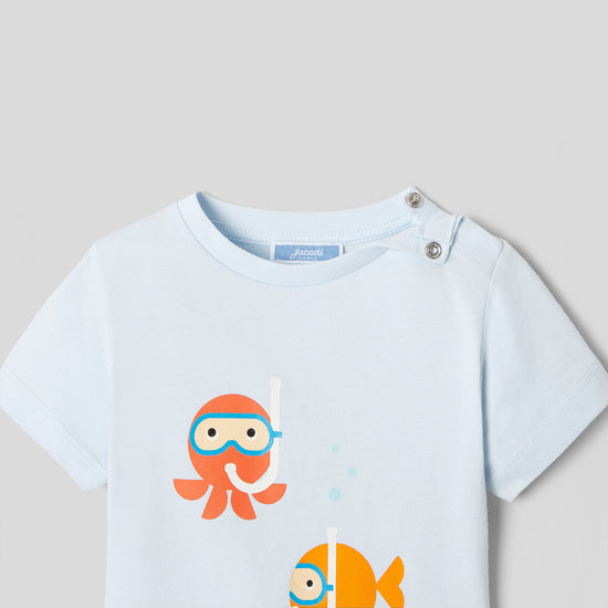 プリント半袖Tシャツ