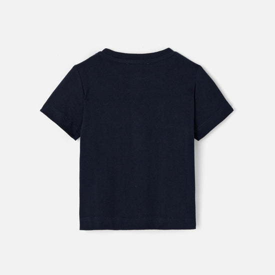 LORENZO - プリント入り半袖Tシャツ