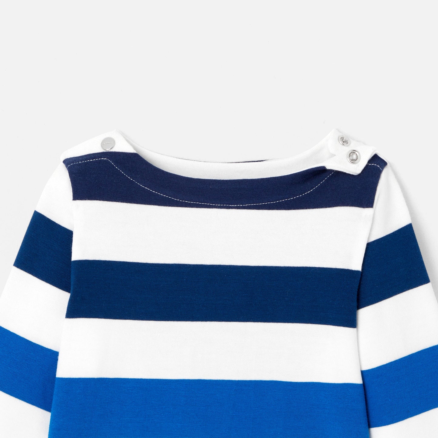 LATINO - ワイドストライプ長袖Tシャツ