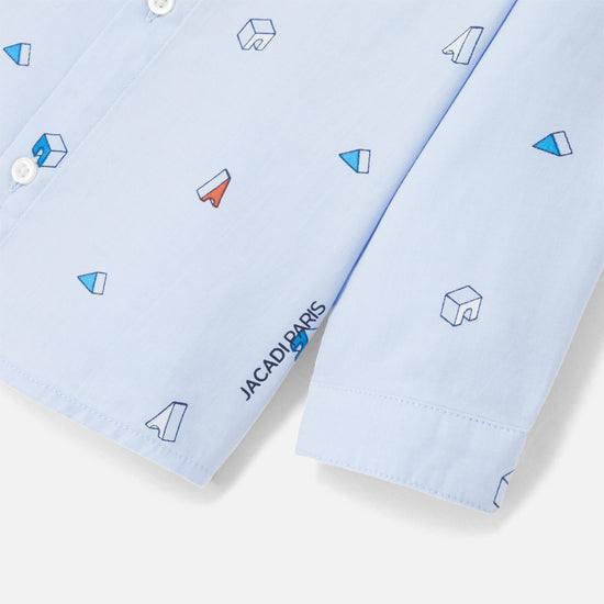 LACET - プリント入り長袖Tシャツ
