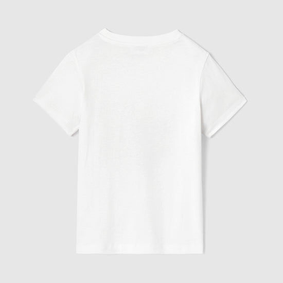 プリント入り半袖Tシャツ
