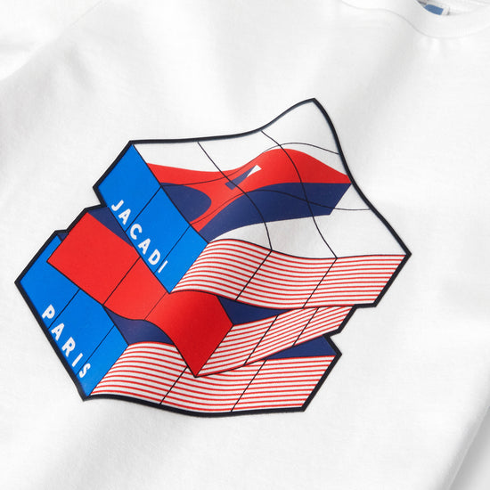 プリント入り半袖Tシャツ
