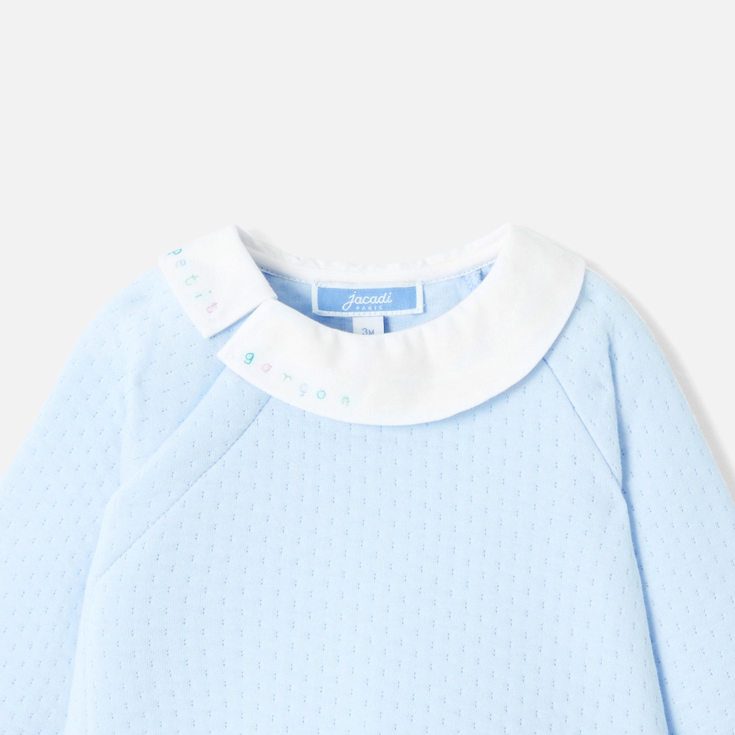 PICHOU - 刺繡入り襟付きアンサンブル