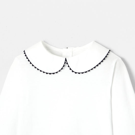LAPIN - 縁飾り襟付き長袖Tシャツ